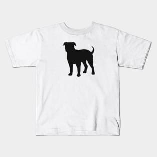 American Bulldog Silhouette Kids T-Shirt